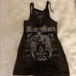 Cute Salvage Mini Dress Small